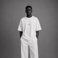 MSW™ Logo Oversized Tee — White