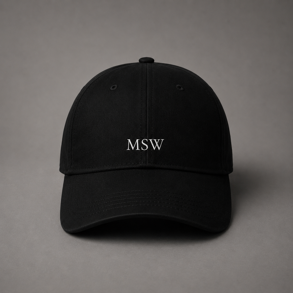 MSW™ Signature Cap — Black