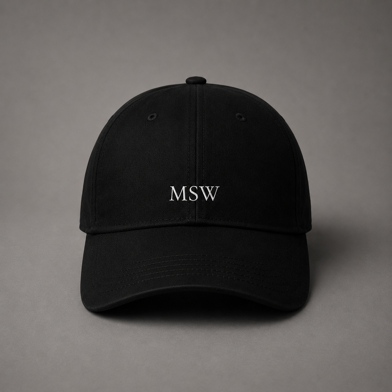 MSW™ Signature Cap — Black