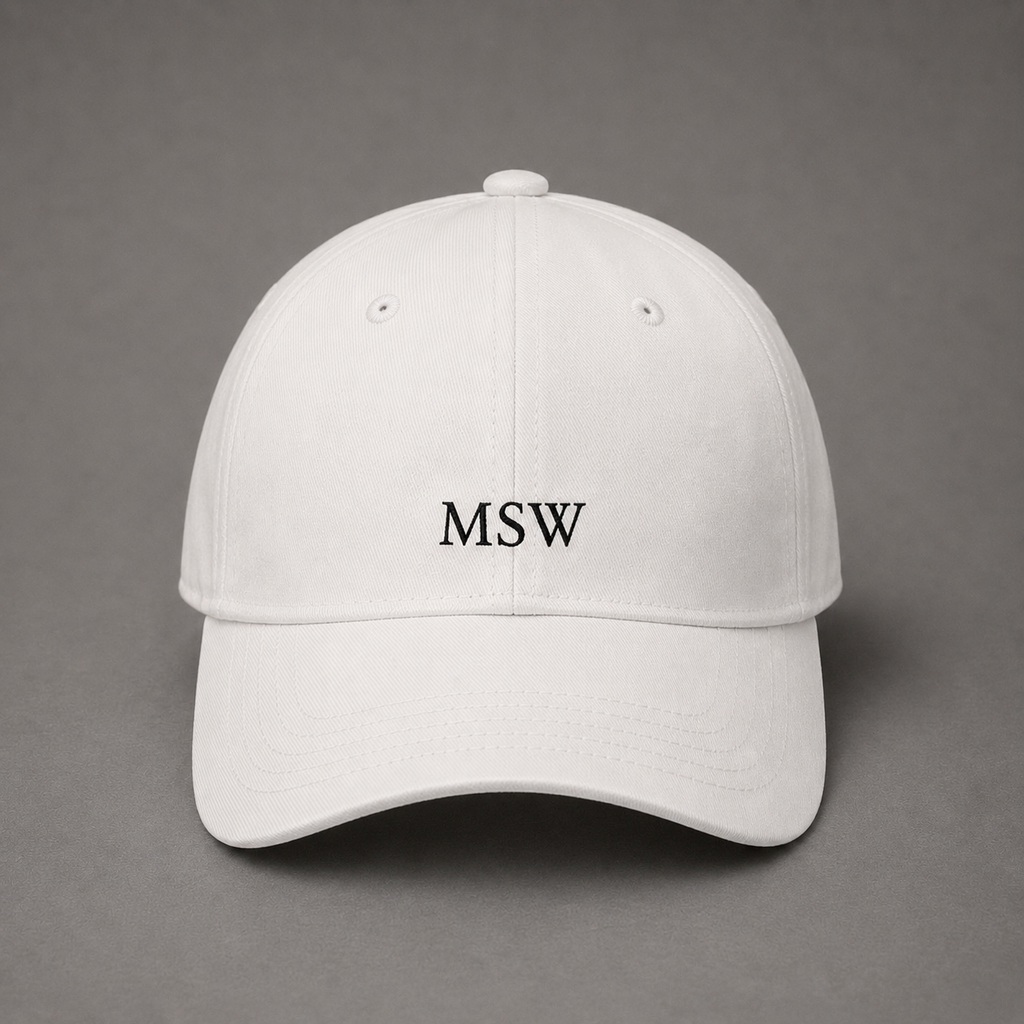 MSW™ Signature Cap — White